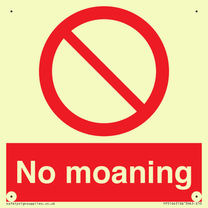 No Moaning